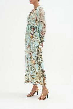 TWIST FRONT LONG DRESS ADIEU YESTERDAY -clothing shop CAMILLA 00020472 TWIST FRONT LONG DRESS ADIEU YESTERDAY 2