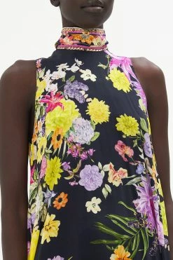 BACK NECK TIE SHORT DRESS PEACE BE WITH YOU 11 BACK NECK TIE SHORT DRESS PEACE BE WITH YOU -clothing shop CAMILLA 00020488 BACK NECK TIE SHORT DRESS PEACE BE WITH YOU 5