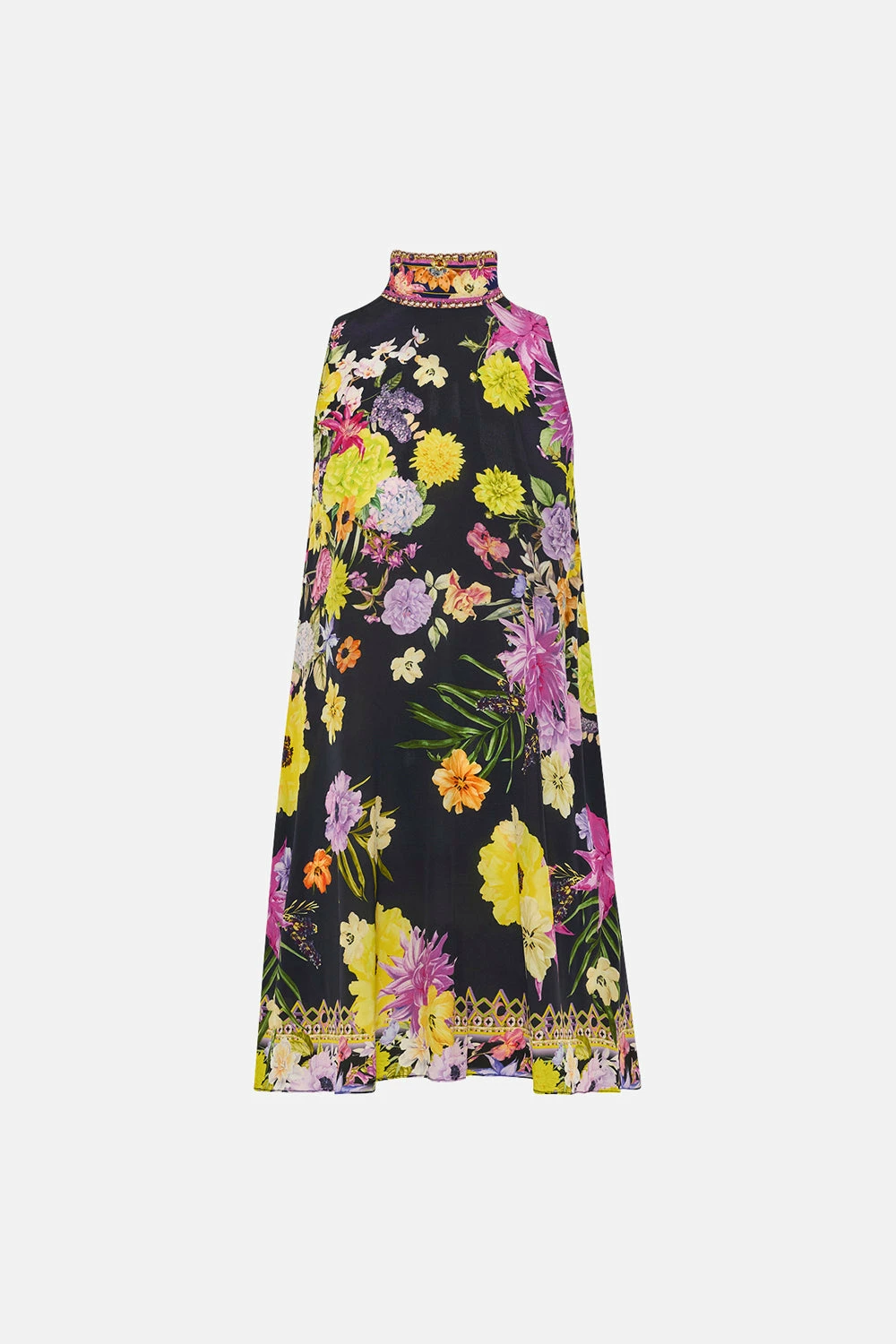 BACK NECK TIE SHORT DRESS PEACE BE WITH YOU 3 BACK NECK TIE SHORT DRESS PEACE BE WITH YOU - Image 3