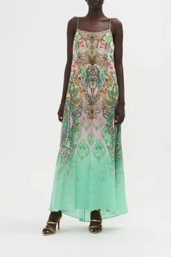 LONG PANEL SLIP DRESS LOST CITY