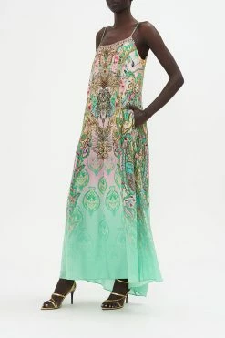 LONG PANEL SLIP DRESS LOST CITY -clothing shop CAMILLA 00020513 LONG PANEL SLIP DRESS LOST CITY 2