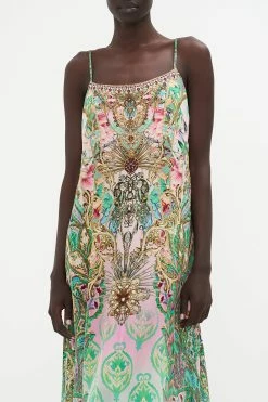 LONG PANEL SLIP DRESS LOST CITY -clothing shop CAMILLA 00020513 LONG PANEL SLIP DRESS LOST CITY 4