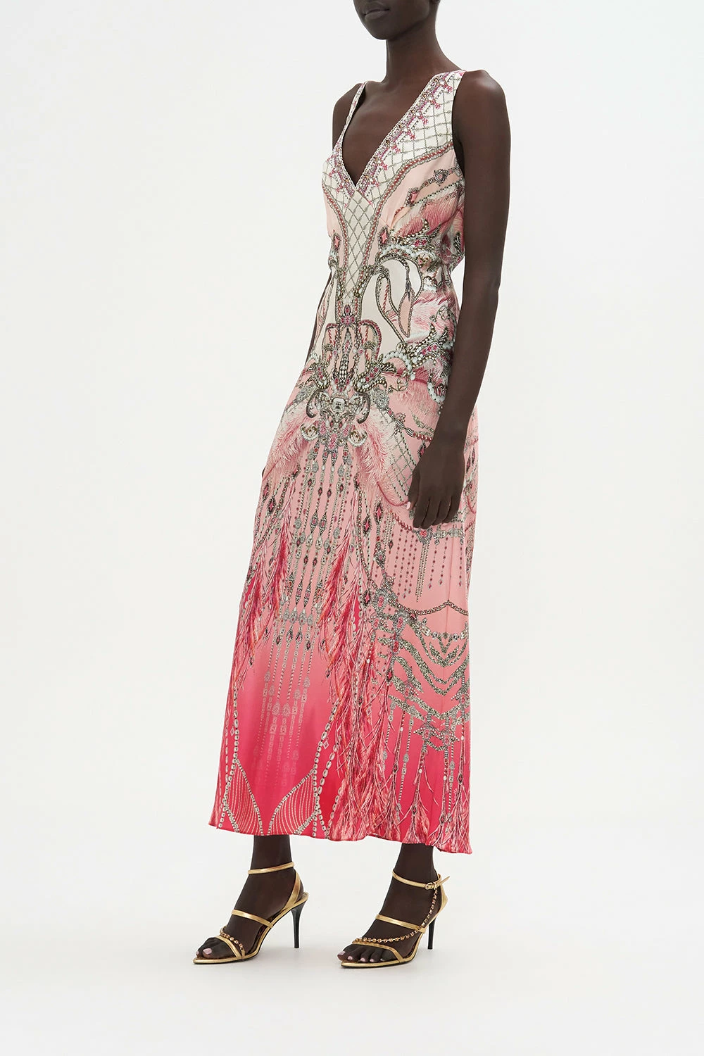 V-NECK SLIP DRESS STARSHIP SISTAS 4 V-NECK SLIP DRESS STARSHIP SISTAS - Image 4