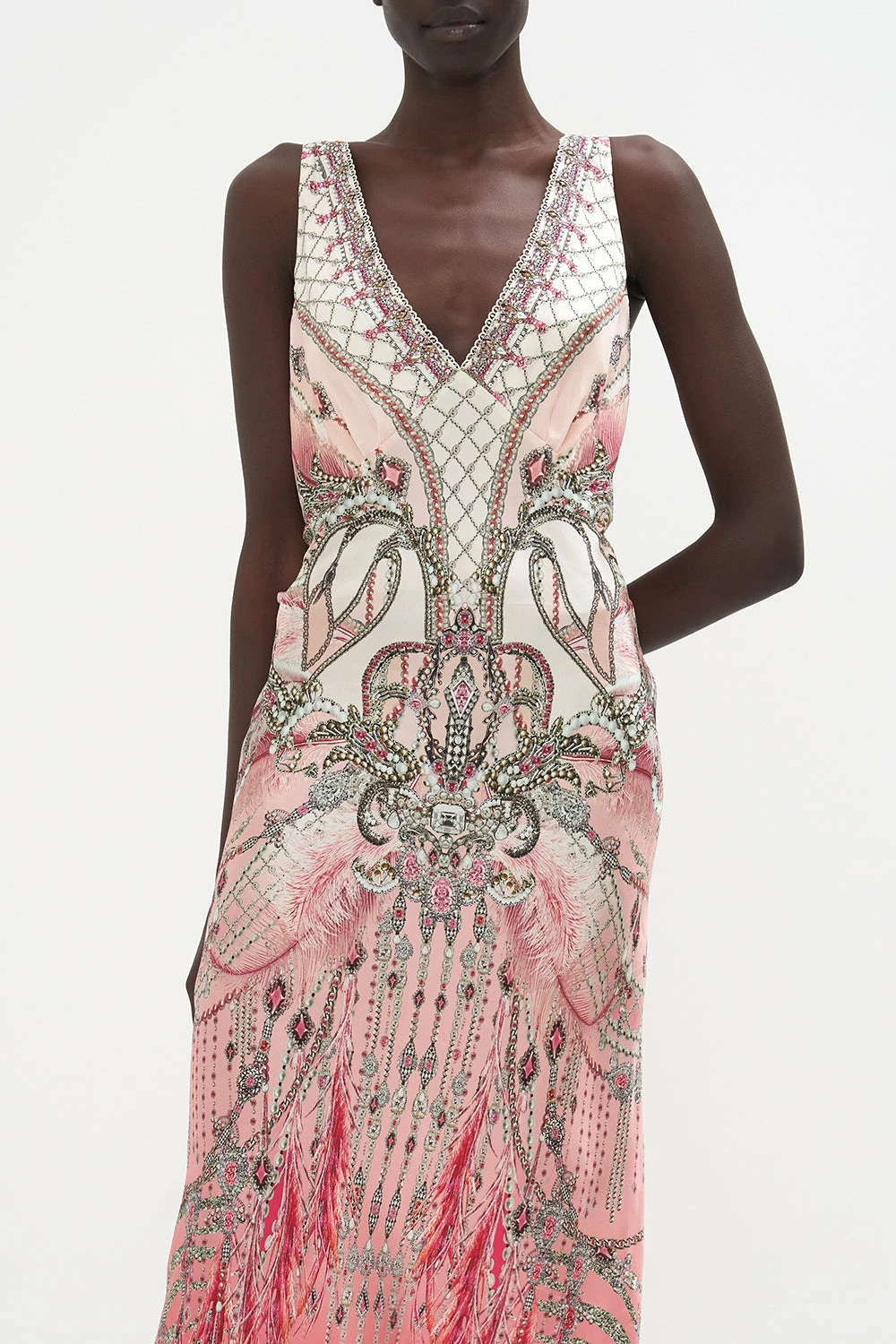 V-NECK SLIP DRESS STARSHIP SISTAS 5 V-NECK SLIP DRESS STARSHIP SISTAS - Image 5