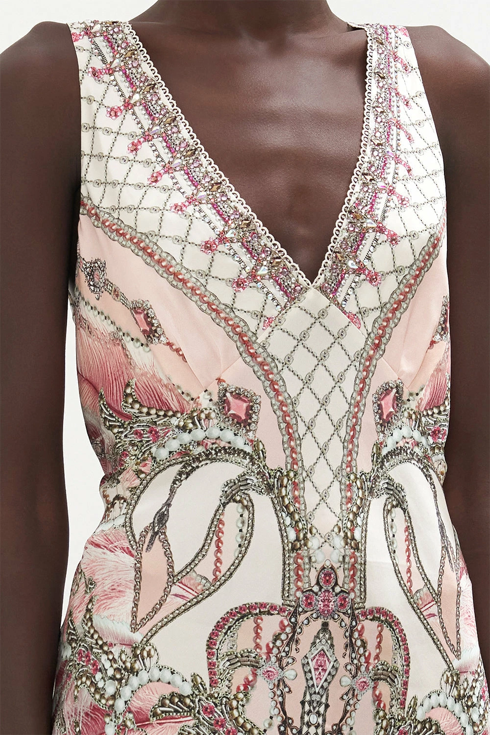 V-NECK SLIP DRESS STARSHIP SISTAS 6 V-NECK SLIP DRESS STARSHIP SISTAS - Image 6