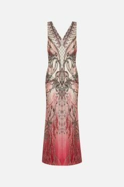 V-NECK SLIP DRESS STARSHIP SISTAS 8 V-NECK SLIP DRESS STARSHIP SISTAS -clothing shop CAMILLA 00020555 V NECK SLIP DRESS STARSHIP SISTAS GHOST 1