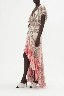 FRILL SLEEVE LONG DRESS STARSHIP SISTAS -clothing shop CAMILLA 00020578 FRILL SLEEVE LONG DRESS STARSHIP SISTAS 2