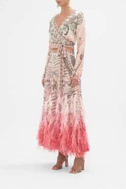 LONG SLEEVE WRAP TOP STARSHIP SISTAS -clothing shop CAMILLA 00020592 LONG SLEEVE WRAP TOP STARSHIP SISTAS 2