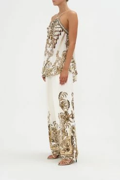 HALTER TOP WITH HARDWARE ROAD TO RICHESSE -clothing shop CAMILLA 00020628 HALTER TOP WITH HARDWARE ROAD TO RICHESSE 2