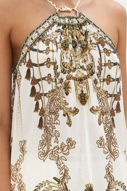 HALTER TOP WITH HARDWARE ROAD TO RICHESSE -clothing shop CAMILLA 00020628 HALTER TOP WITH HARDWARE ROAD TO RICHESSE 5