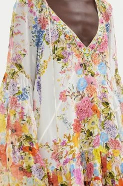 A-LINE GATHERED PANEL DRESS SUNLIGHT SYMPHONY -clothing shop CAMILLA 00020644 A LINE GATHERED PANEL DRESS SUNLIGHT SYMPHONY 5