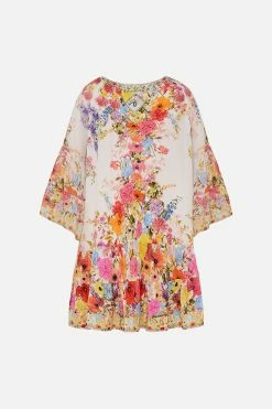 A-LINE GATHERED PANEL DRESS SUNLIGHT SYMPHONY -clothing shop CAMILLA 00020644 A LINE GATHERED PANEL DRESS SUNLIGHT SYMPHONY GHOST MTL 2