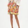 BLOUSON FLARED DRESS SUNLIGHT SYMPHONY