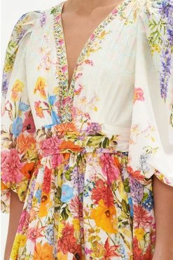 BLOUSON FLARED DRESS SUNLIGHT SYMPHONY -clothing shop CAMILLA 00020650 BLOUSON FLARED DRESS SUNLIGHT SYMPHONY 5