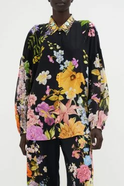 BALLOON SLEEVE SHIRT BLOUSE DIVINE DIVINITY -clothing shop CAMILLA 00020684 BALLOON SLEEVE SHIRT BLOUSE DIVINE DIVINITY 4