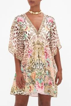 FLARED SLEEVE BUTTON UP DRESS QUEEN ATLANTIS -clothing shop CAMILLA 00020694 FLARED SLEEVE BUTTON UP DRESS QUEEN ATLANTIS 4