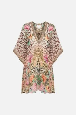 FLARED SLEEVE BUTTON UP DRESS QUEEN ATLANTIS -clothing shop CAMILLA 00020694 FLARED SLEEVE BUTTON UP DRESS QUEEN ATLANTIS GHOST