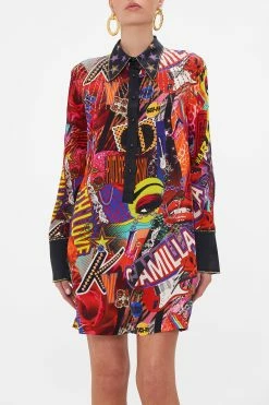 MINI SHIRT DRESS RADICAL REBIRTH 11 MINI SHIRT DRESS RADICAL REBIRTH -clothing shop CAMILLA 00020752 MINI SHIRT DRESS RADICAL REBIRTH 4