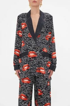 DOUBLE BREASTED SOFT JACKET CHAOS MAGIC -clothing shop CAMILLA 00020776 DOUBLE BREASTED SOFT JACKET CHAOS MAGIC 4