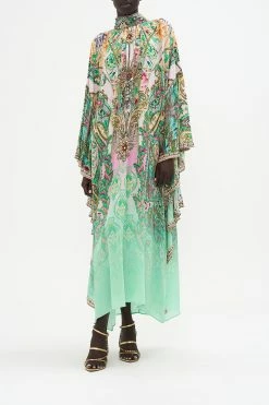 HIGH NECK RUFFLE KAFTAN LOST CITY