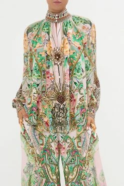 RAGLAN BUTTON UP SHIRT LOST CITY -clothing shop CAMILLA 00020806 RAGLAN BUTTON UP SHIRT LOST CITY 4