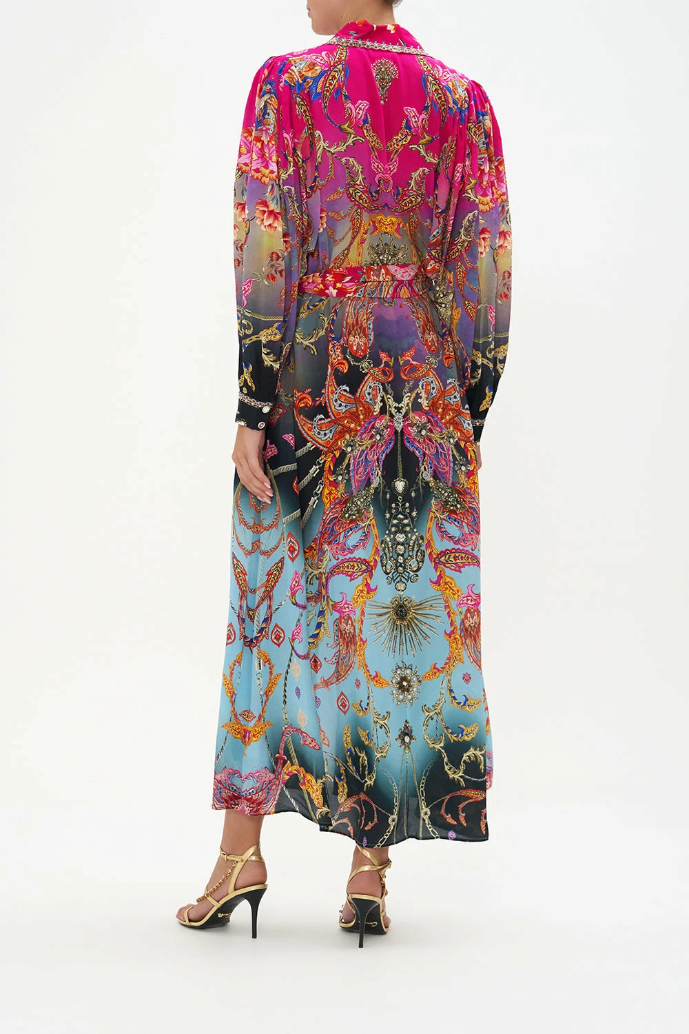 CURVED COLLAR SHIRT DRESS WHAT LIES BENEATH 2 CURVED COLLAR SHIRT DRESS WHAT LIES BENEATH - Image 2