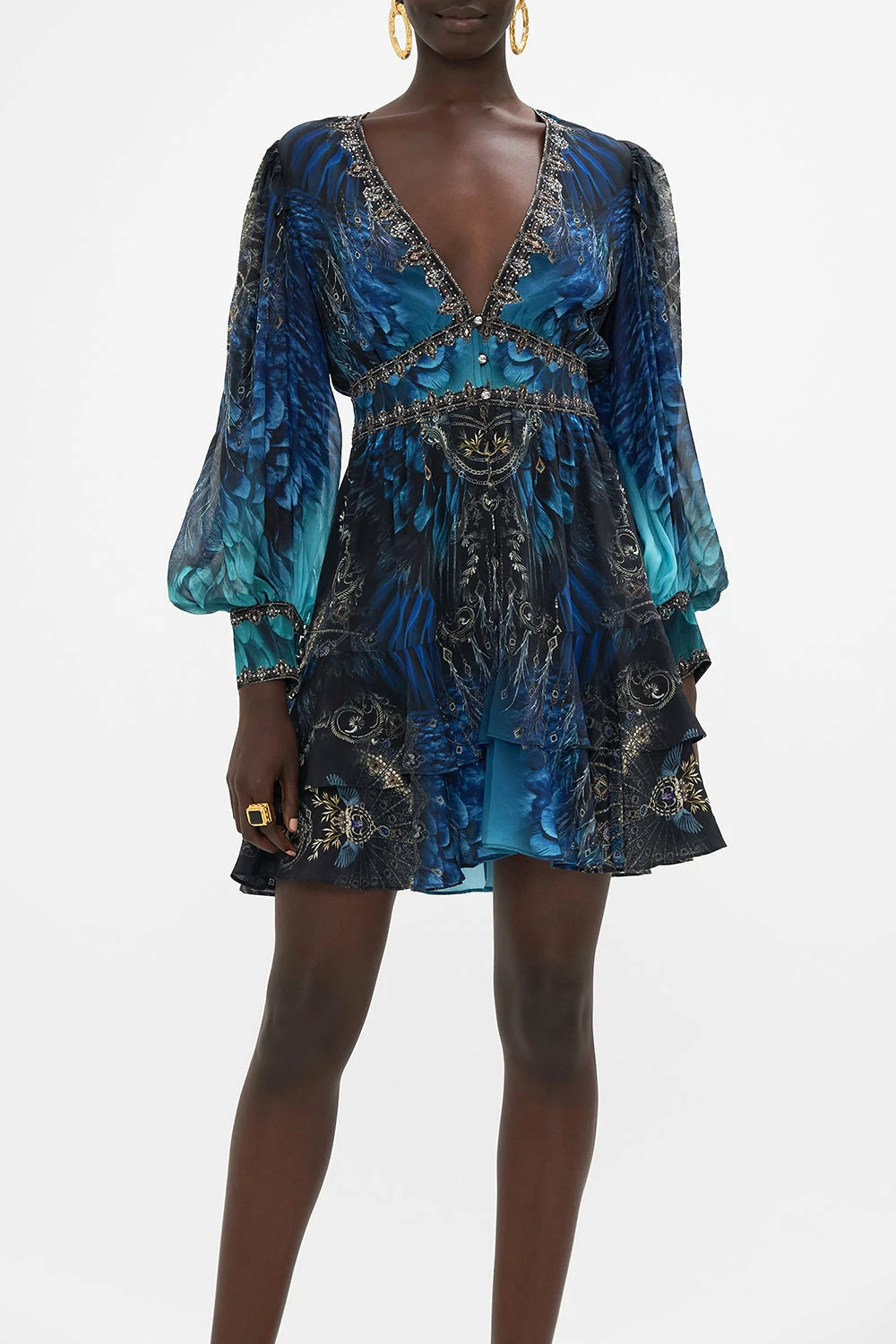 BUTTON FRONT FRILL DRESS GROUND CONTROL 5 BUTTON FRONT FRILL DRESS GROUND CONTROL - Image 5