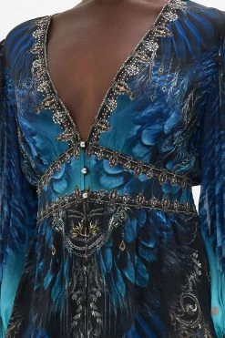 BUTTON FRONT FRILL DRESS GROUND CONTROL 13 BUTTON FRONT FRILL DRESS GROUND CONTROL -clothing shop CAMILLA 00020835 BUTTON FRONT FRILL DRESS GROUND CONTROL 5