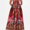 STRAPLESS MAXI DRESS RITES OF ROSES