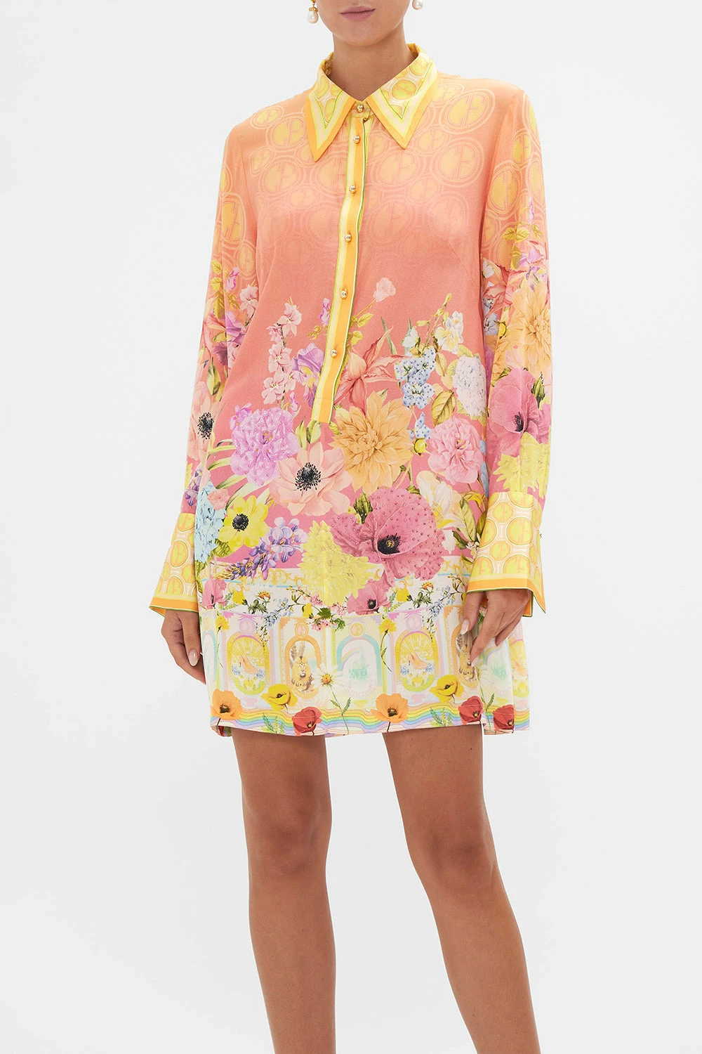 MINI SHIRT DRESS SOLAR FLARE 5 MINI SHIRT DRESS SOLAR FLARE - Image 5