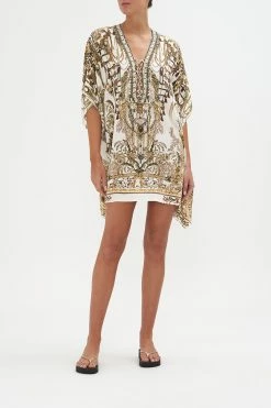 SHORT LACE UP KAFTAN ROAD TO RICHESSE