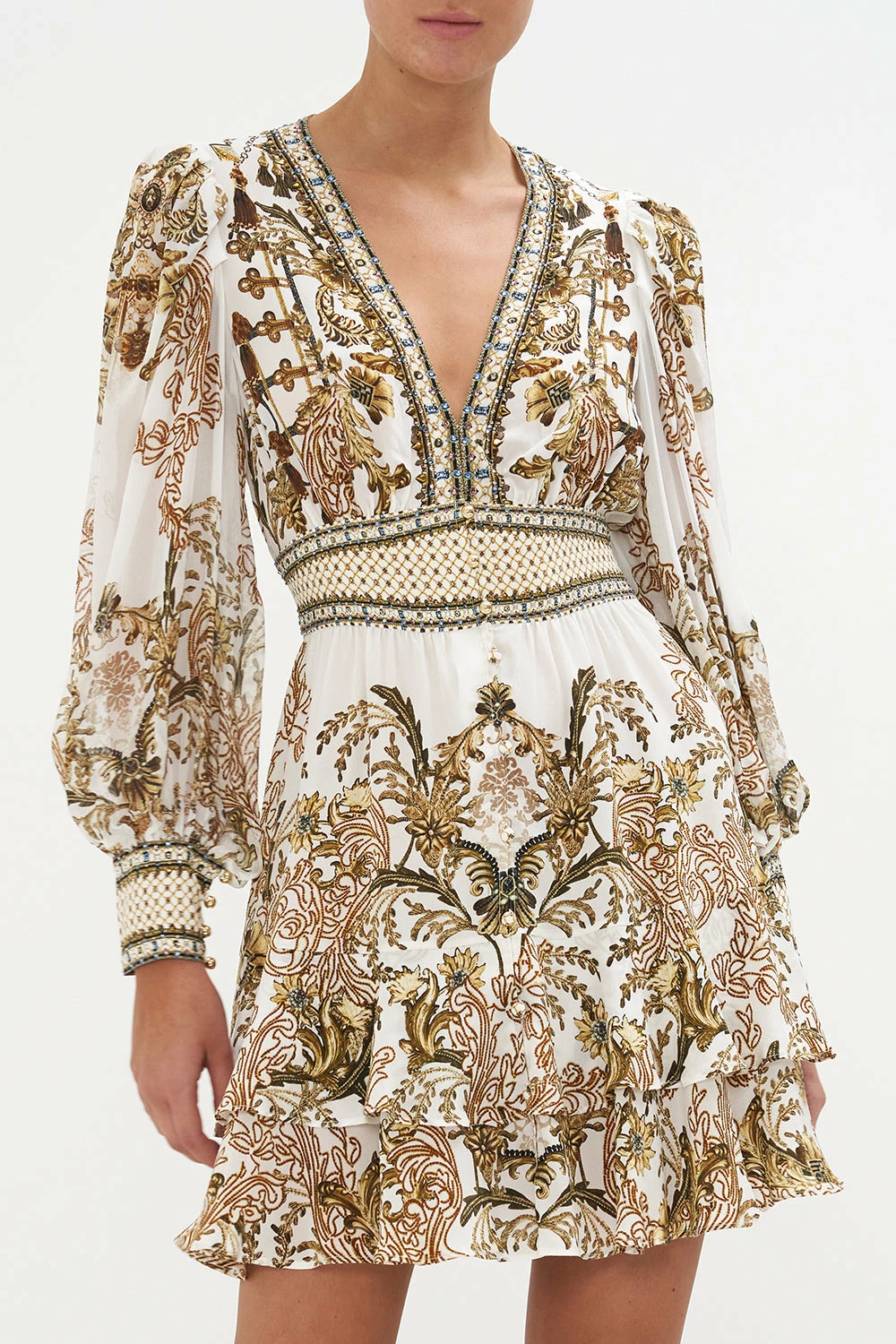 BUTTON FRONT FRILL DRESS ROAD TO RICHESSE 5 BUTTON FRONT FRILL DRESS ROAD TO RICHESSE - Image 5