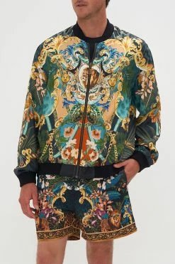 ZIP THROUGH BOMBER JACKET FEARLESS FELIS -clothing shop CAMILLA 00021063 ZIP THROUGH BOMBER JACKET FEARLESS FELIS 3