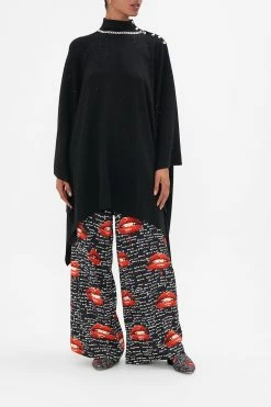 HIGH NECK HANDKERCHIEF PONCHO CHAOS MAGIC