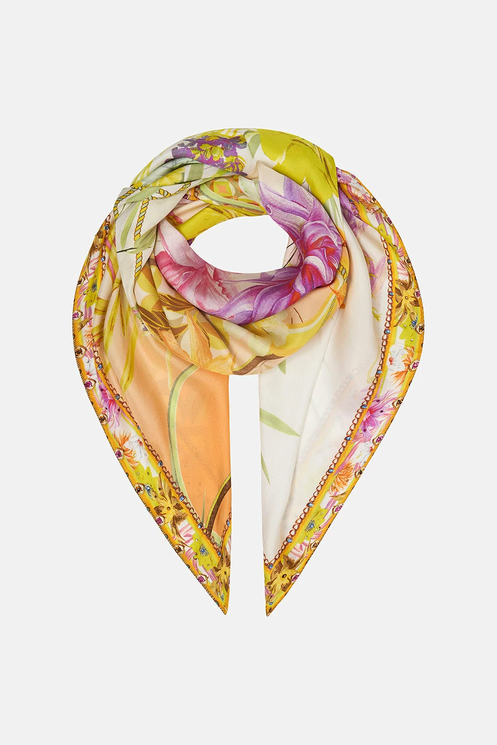 LARGE SQUARE SCARF HOW DOES YOUR GARDEN GROW