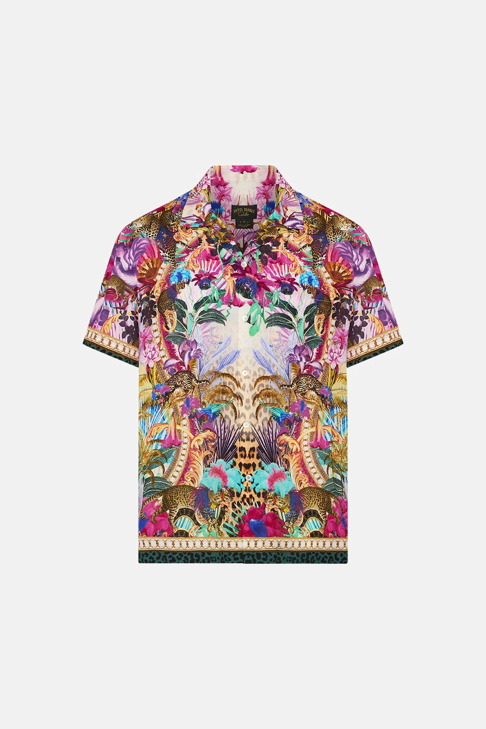 SHORT SLEEVE CAMP COLLARED SHIRT MERRY GO ROUND - Image 3