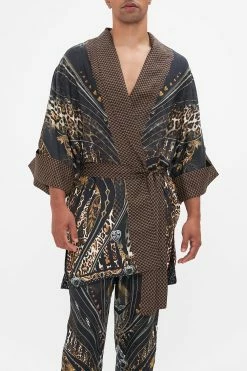 REVERSIBLE MID LENGTH ROBE CHAOS IN THE COSMOS -clothing shop CAMILLA 00021385 REVERSIVLEMIDLENGTHROBE CHAOSINTHECOSMOS 4