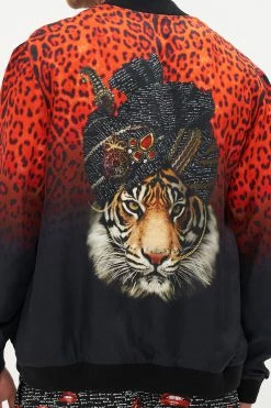 ZIP THROUGH REVERSIBLE BOMBER JACKET CHAOS MAGIC -clothing shop CAMILLA 00021445 ZIP THROUGH REVERSIBLE BOMBER JACKET CHAOS MAGIC 5