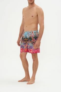 ELASTIC WAIST BOARDSHORT WHAT LIES BENEATH -clothing shop CAMILLA 00021479 ELASTIC WAIST BOARDSHORT WHAT LIES BENEATH 2
