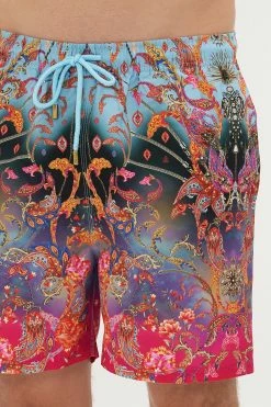 ELASTIC WAIST BOARDSHORT WHAT LIES BENEATH -clothing shop CAMILLA 00021479 ELASTIC WAIST BOARDSHORT WHAT LIES BENEATH 5