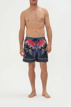 ELASTIC WAIST BOARDSHORT DANCING WITH DESTINY