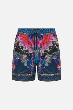 ELASTIC WAIST BOARDSHORT DANCING WITH DESTINY -clothing shop CAMILLA 00021482 ELASTIC WAIST BOARDSHORT DANCING WITH DESTINY GHOST