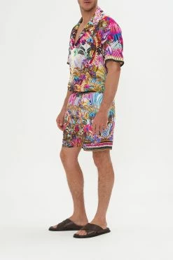 ELASTIC WAIST BOARDSHORT MERRY GO ROUND 9 ELASTIC WAIST BOARDSHORT MERRY GO ROUND -clothing shop CAMILLA 00021487 ELASTIC WAIST BOARDSHORT MERRY GO ROUND 2