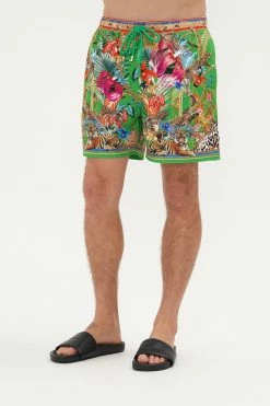 ELASTIC WAIST BOARDSHORT CURIOUS AND CURIOUSER -clothing shop CAMILLA 00021493 ELASTIC WAIST BOARDSHORT CURIOUS AND CURIOUSER 4