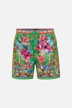 ELASTIC WAIST BOARDSHORT CURIOUS AND CURIOUSER -clothing shop CAMILLA 00021493 ELASTIC WAIST BOARDSHORT CURIOUS AND CURIOUSER GHOST