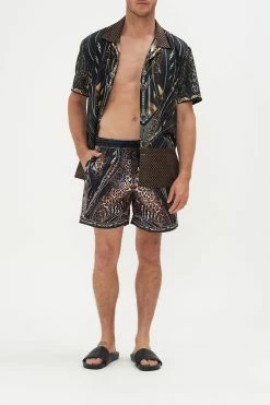 ELASTIC WAIST BOARDSHORT CHAOS IN THE COSMOS