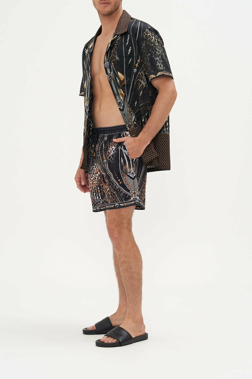 ELASTIC WAIST BOARDSHORT CHAOS IN THE COSMOS 4 ELASTIC WAIST BOARDSHORT CHAOS IN THE COSMOS - Image 4