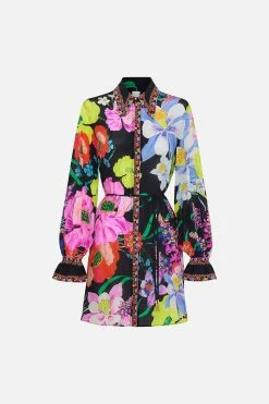 SHIFT SHIRT DRESS AWAY WITH THE FAIRIES 8 SHIFT SHIRT DRESS AWAY WITH THE FAIRIES -clothing shop CAMILLA 00021521 SHIFT SHIRT DRESS AWAY WITH THE FAIRIES GHOST