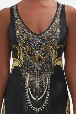 BIAS CUT TANK DRESS RAVIN RAVEN -clothing shop CAMILLA 00021528 BIAS CUT TANK DRESS RAVIN RAVEN 5