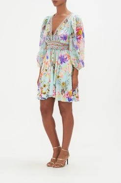 BLOUSON FLARED DRESS LOVE WEB -clothing shop CAMILLA 00021539 BLOUSON FLARED DRESS LOVE WEB 2